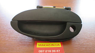 Ручка дверей зовнішня передня ліва чорна Chery QQ S11