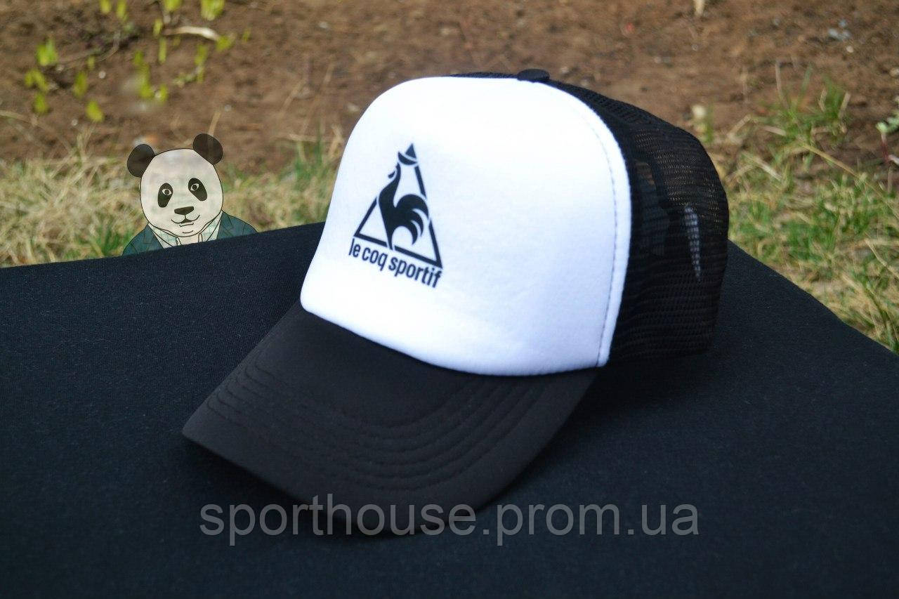 Спортивна кепка Le Coq Sportif, тракер, річна кепка, чоловіча, жіноча, білого і чорного кольору,