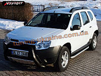 Бічні майданчики з алюмінію BlackLine для Dacia Duster 2010