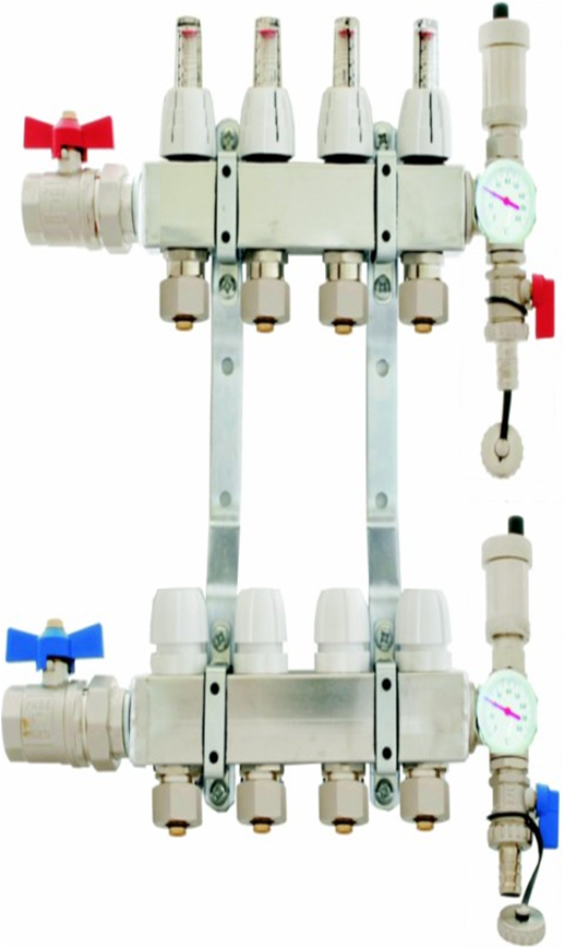 Колектор premium 3 - 7 секції з неіржавкої сталі