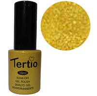 TERTIO гель - лак № 177(насыщеный золотистый с блестками)10 мл