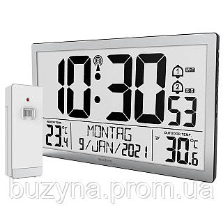 Часы настенные Technoline WS8113 Silver (WS8113) buzyna
