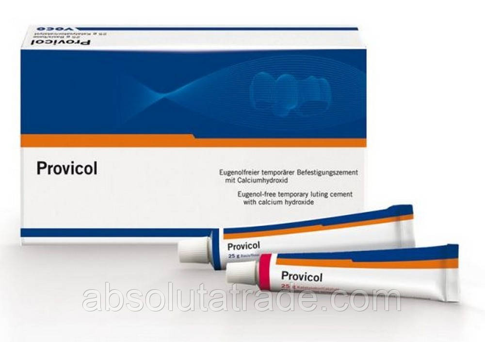 PROVICOL (ПРОВІКОЛ), цемент безевгенольний для тимчасової фіксації, (Voco, Німеччина)