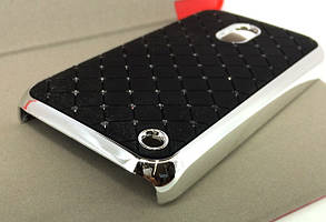 Чохол для Nokia Lumia 620 накладка на бампер Камені протиударний чорний зі стразами, фото 3