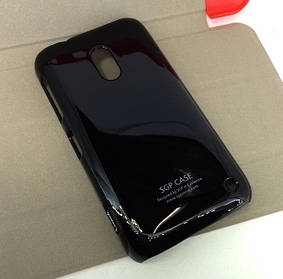Чохол для Nokia Lumia 620 накладка на бампер протиударний SgP Case чорний