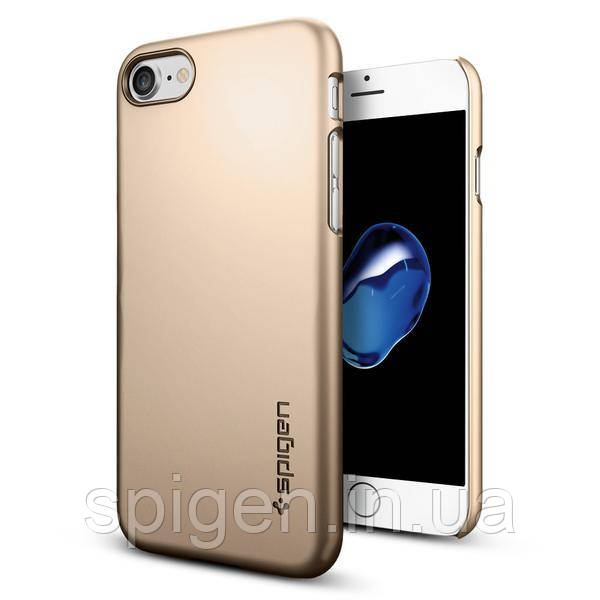 Чехол Spigen для iPhone SE 2022/ 2020/ 8/ 7 Thin Fit, Champagne Gold (042CS20732)