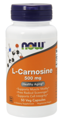 Л Карнозин Now Foods L-Carnosine 500 mg 50 Caps