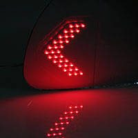 Асферические зеркала с LED повторителями и подогревом - Hyundai Santa Fe DM (KABIS)