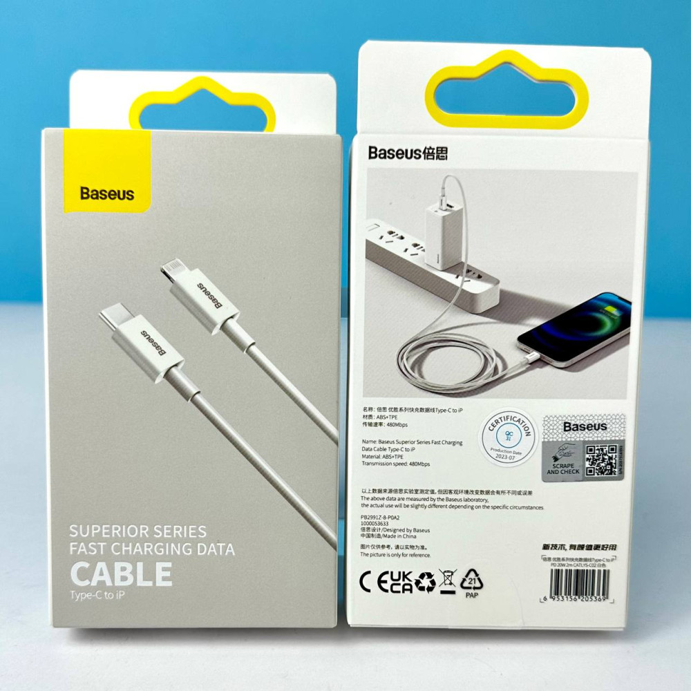 Data Cable Baseus Superior Type-C to Lighting (, ), фото 1