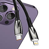 Data Cable Baseus Glimmer Series Type-C to Lightning 20W 1m (CADH000001,CADH000002,CADH000003), фото 4