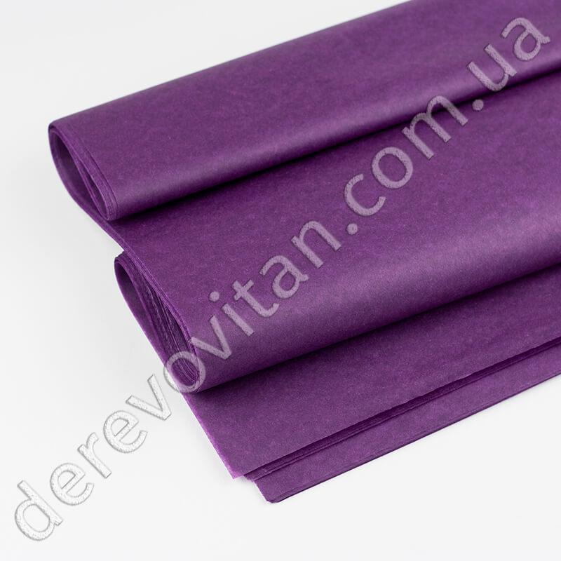 Бумага тишью, фиолетовая, 50 на 75 см, 50 листов - фото 1 - id-p227766699