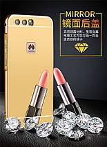 Металевий дзеркальний чохол бампер для Huawei P10 Plus (4 кольори), фото 3