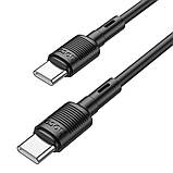 Data Cable Hoco Type-C to Type-C 1m, фото 4