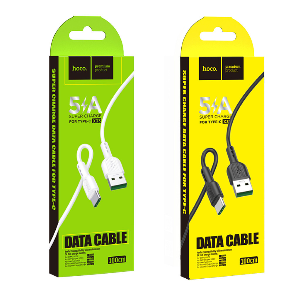 Data Cable Hoco Surge Type-C 5A 1m, фото 1
