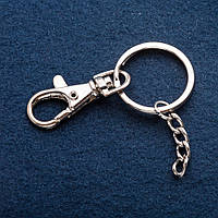 Ціна за уп./10шт. Основа під брелок карабін d-3см L-7-8см + - купити біжутерію оптом в інтернеті