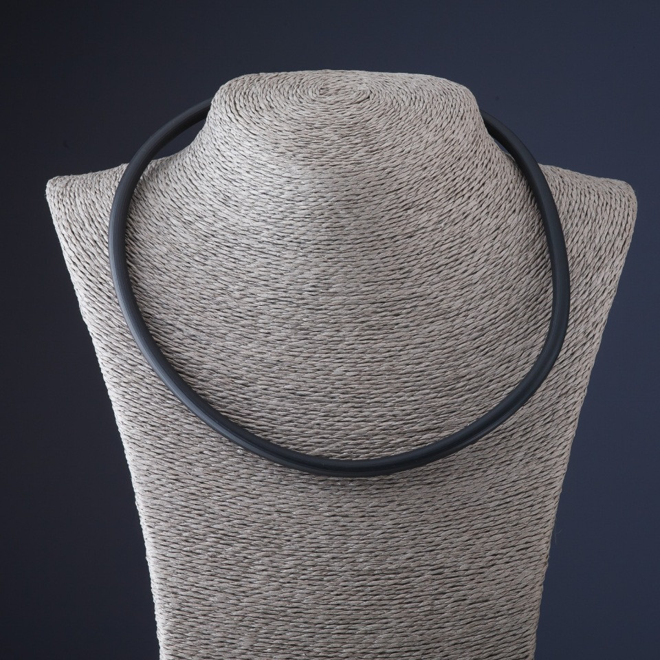 Шнурок сірий каучуковий d-6мм + - L-50см + - купити біжутерію оптом в інтернеті