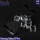 Захисне скло Imak Samsung Galaxy C7 Pro Full cover (Black), фото 2