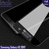 Захисне скло Imak Samsung Galaxy A3 (2017) Full cover (Black), фото 4