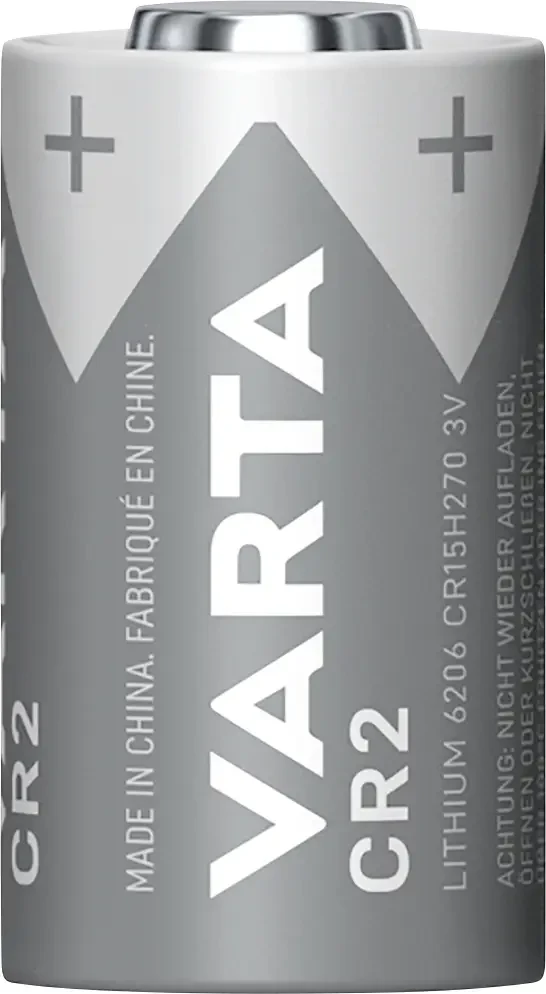 Батарейка для камери CR 2 Varta VARTA LITHIUM Циліндрична CR2 Блістер 2 880 мАг 3 В 2 шт., фото 1