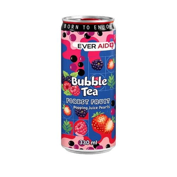 Bubble tea лісові ягоди ТМ Ever aid, 330мл, 12шт/ящ - 12 шт. Код/Артикул, фото 1