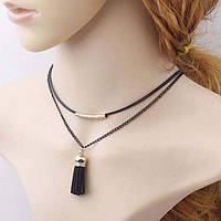 Чокер із підвіском пензликом