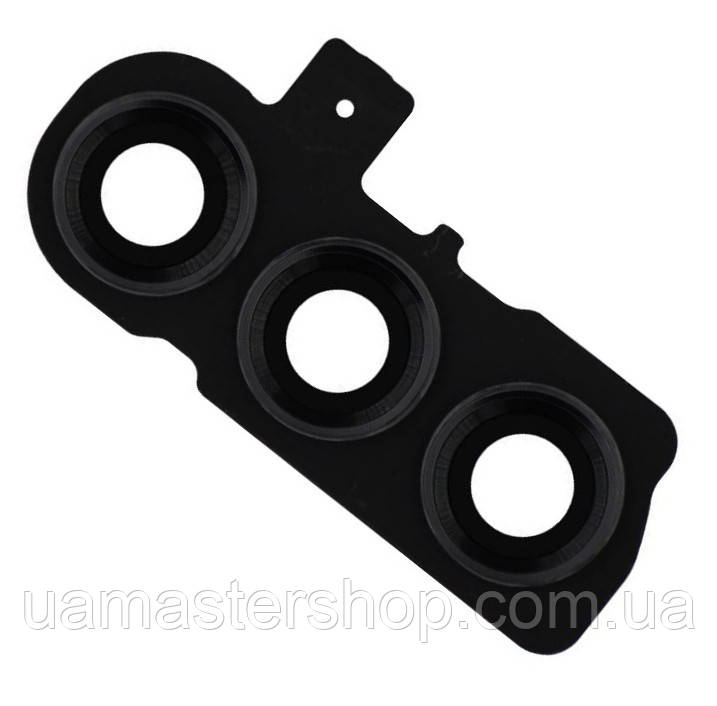 Скло камери Samsung S911 Galaxy S23 /S916 з рамкою чорного кольору Phantom Black з розбирання, фото 1