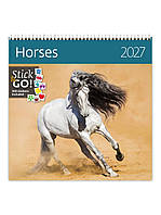 Календарь настенный 2027 HELMA 30 x 30 см Horses (LP03-27)