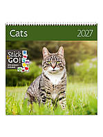 Календарь настенный 2027 HELMA 30 x 30 см Cats (LP01-27)