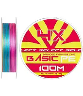Шнур Select Basic PE Multicolor 100m №0.5/0.08mm 8lb/4kg