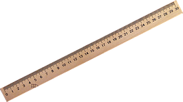 Лінійка дерев'яна 30 см