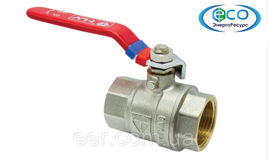 Кран куля HLV 3/4 внутр-внутр, ручка, фото 1