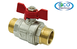 Кран кульовий 3/4" (DN20) HLV зовн-зовн, метелик