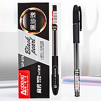 Гелевая ручка 0.5 мм Черная "Black Pearl" 979 Упаковка 12 шт.