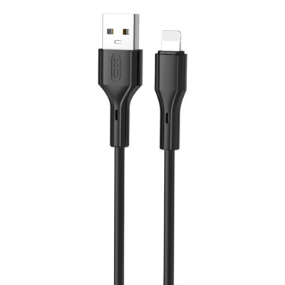 Дата кабель USB 2.0 AM to Lightning 1.0m black XO (NB230_L_Black) PTR, фото 1