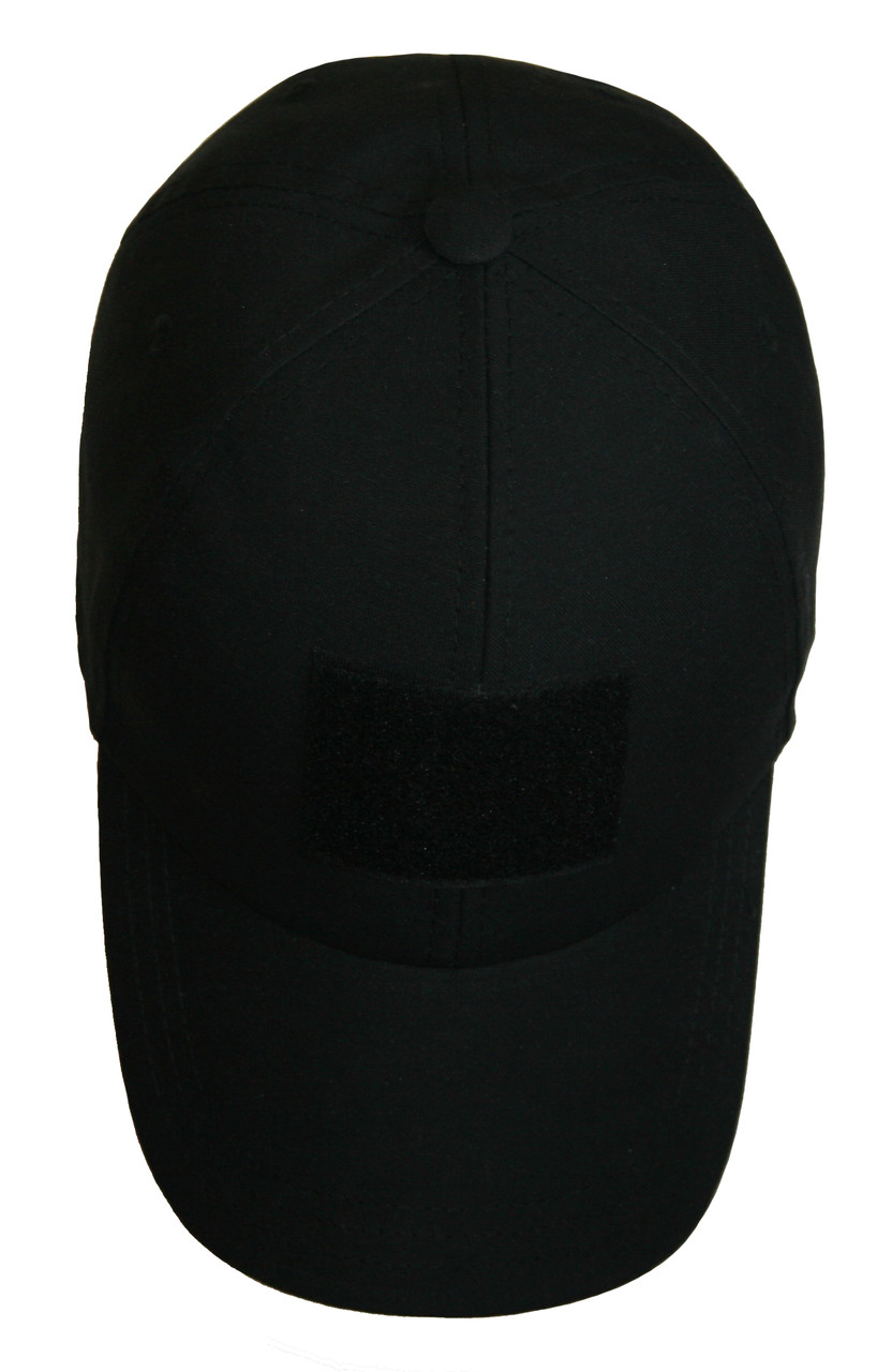 Тактическая кепка-бейсболка шестиклинка черный с патчем размер M - фото 4 - id-p528295374