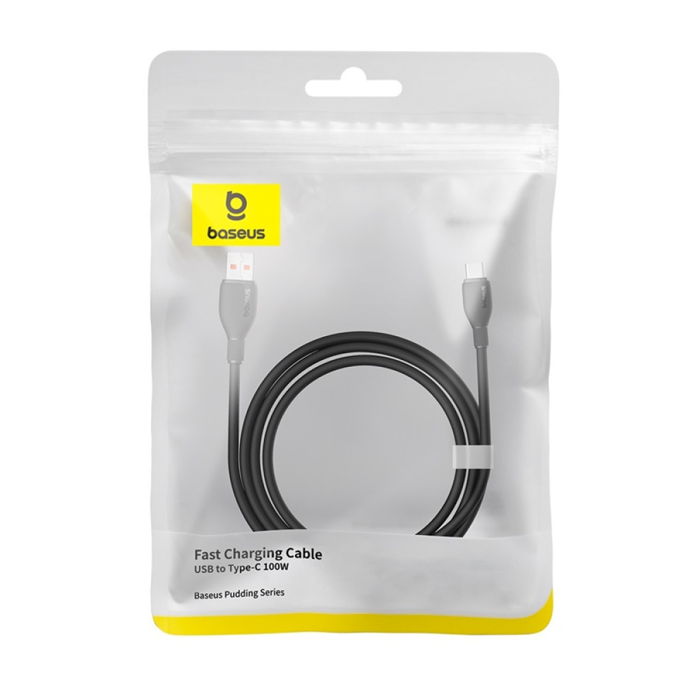 Data Cable Baseus Pudding Series Type-C 100W 1.2m (P10355703111-00), фото 1