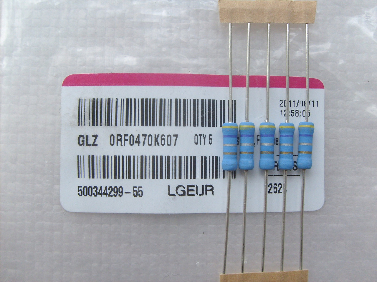 Резистор LG 0RF0470K607