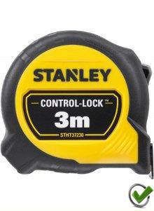 Рулетка STANLEY CONTROL-LOCK 3м с двойной шкалой для измерений удобный инструмент для строительства и ремонта