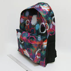 Ранець м'який DSCN0617-B-2 "Круги" з кишенею, підлітковий