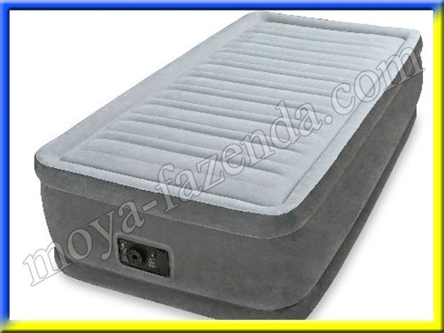 Комплект спальний: ліжко надувне, насос вбудований, сумка (ліжко односпальна)