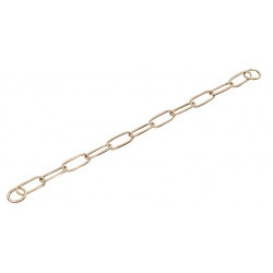 Нашийник ланцюжок для собак Sprenger Extra Long Link широка ланка, 4 мм, куроган сталь ⁇ 4 мм, 63 см