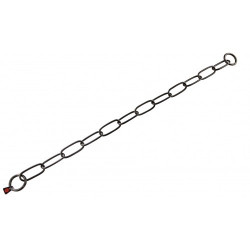 Нашийник ланцюжок для собак Sprenger Extra Long Link широка ланка, 4 мм, чорна сталь ⁇ 4 мм, 76 см