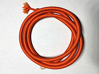 Текстильный оранжевый провод для светильников/изделий