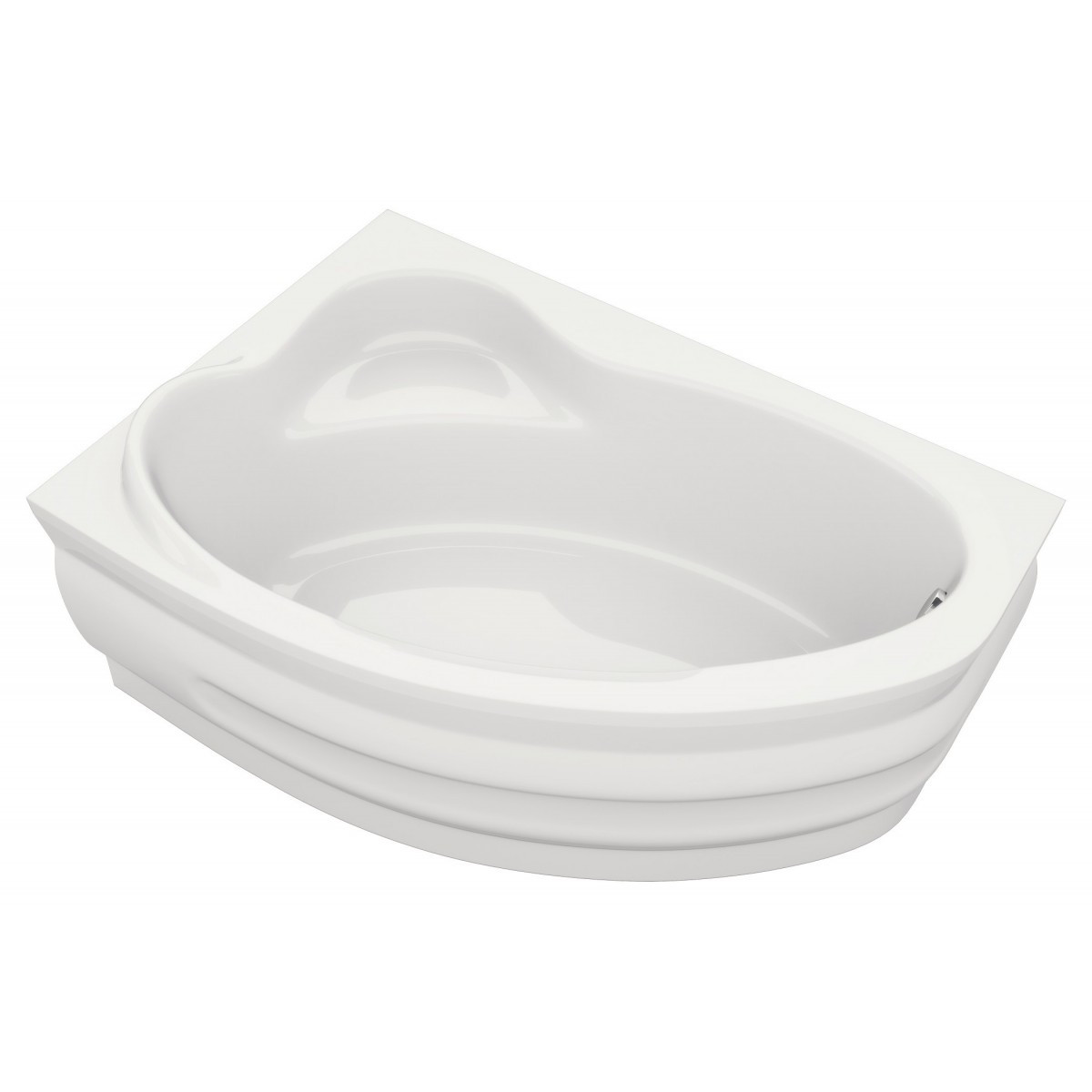 Акрилова ванна асиметрична Bliss Alpina 170x110 лівобічна