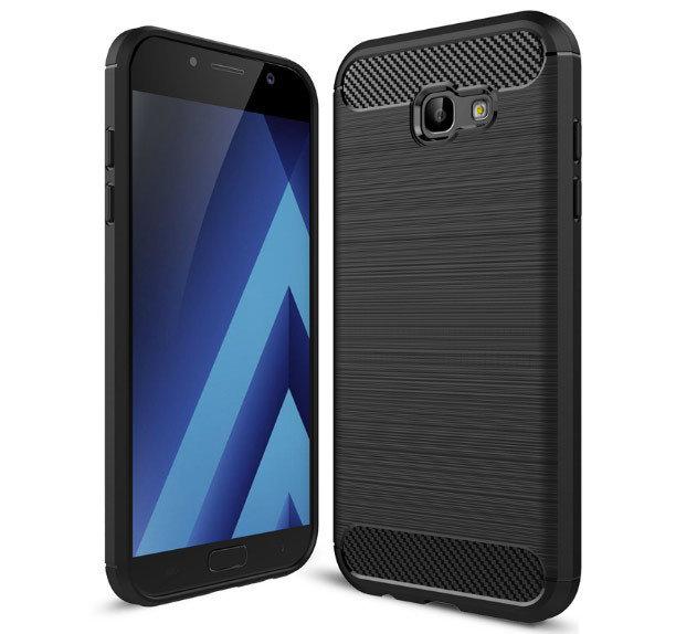 Чохол PRIMO Carbon Fiber Series для Samsung A3 2017 (SM-A320) - Black