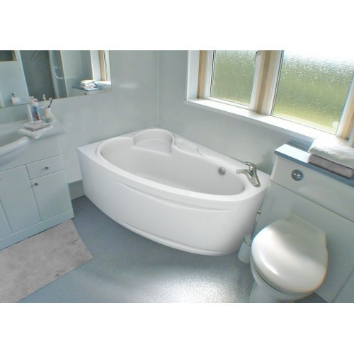 Акриловая ванна асимметричная Bliss Milena 170x110 левосторонняя - фото 4 - id-p528489121
