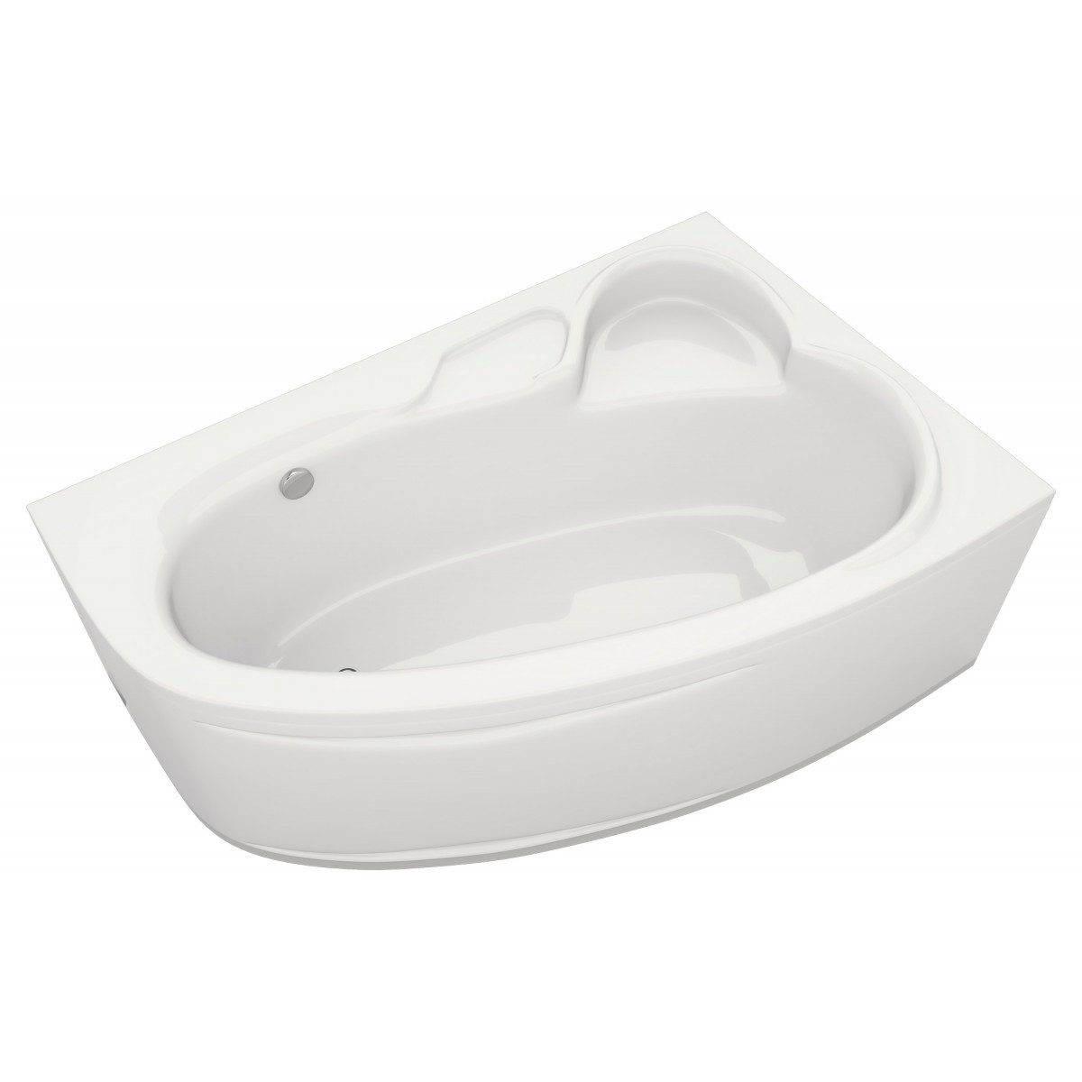 Акрилова ванна асиметрична Bliss Milena 170x110 правобічна