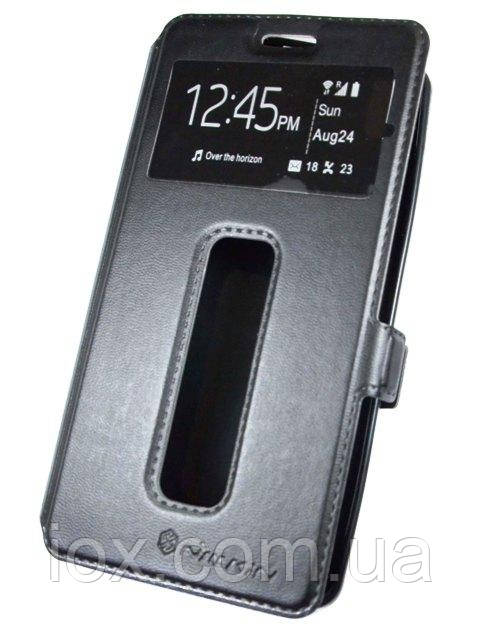 Чорна шкіряна чохол-книжка Nillkin для Lenovo A7000