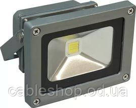 Прожектор LED 10W 5000К чорний, фото 1