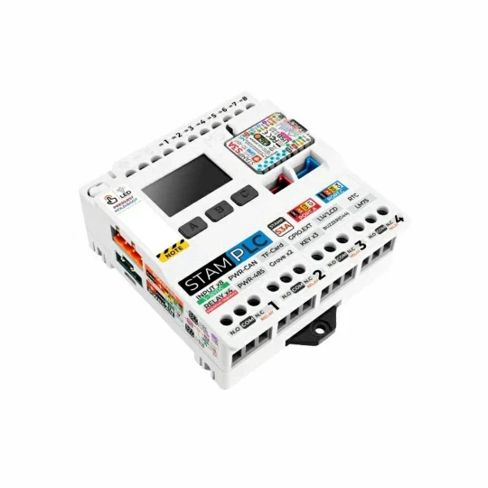 Програмований контролер M5Stack M5Stamp PLC (K141) з модулем StampS3, фото 1